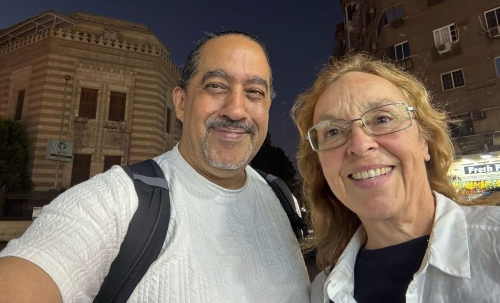 Samir & Jane in downtown Cairo